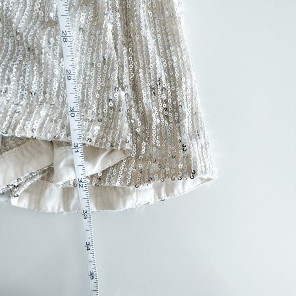 By Together Cream Sequin Mini Dress - Picture 6 of 8